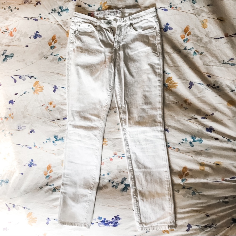 Fabrizio Gianni Stretch White Jeans